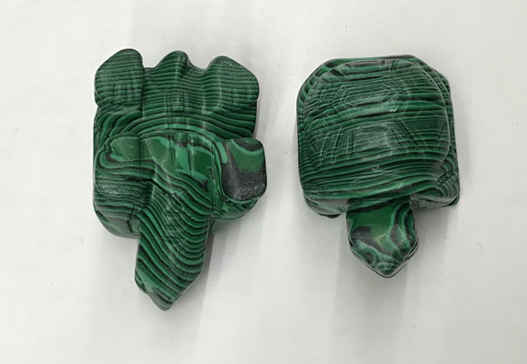 CDN463 38*55*28mm turtle imitation malachite decorations wholesale