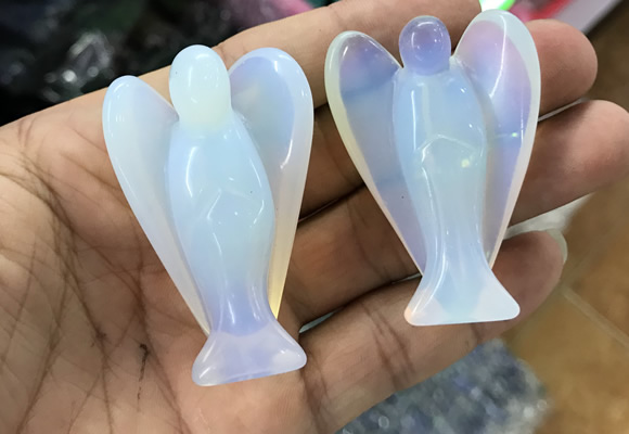 CDN492 35*50mm angel opal decorations wholesale