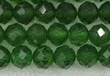CDP78 15.5 inches 6mm faceted round diopside gemstone beads