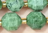 CDP80 15 inches 9*10mm faceted diopside beads