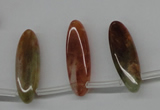 CDQ57 Top-drilled 8*25mm marquise natural red quartz beads wholesale