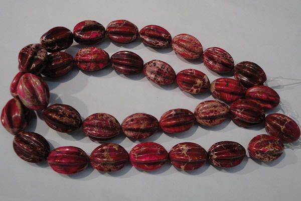 CDT769 15.5 inches 18*25mm star fruit shaped dyed aqua terra jasper beads