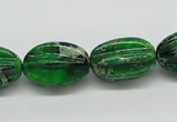 CDT77 15.5 inches 14*20mm star fruit shaped dyed aqua terra jasper beads