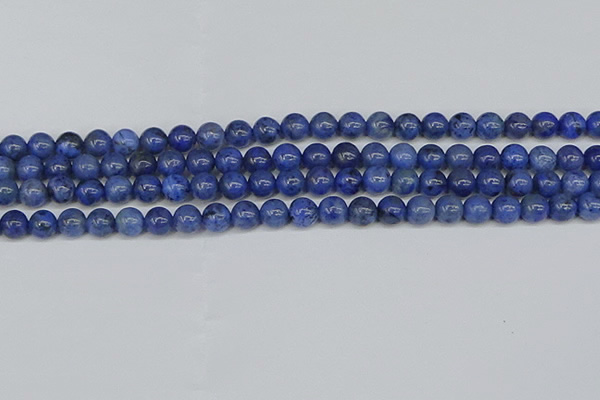 CDU341 15.5 inches 6mm round blue dumortierite beads wholesale
