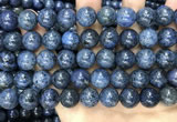CDU355 15.5 inches 14mm round blue dumortierite beads wholesale