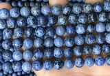 CDU368 15.5 inches 8mm round dumortierite gemstone beads