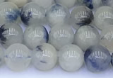 CDU375 15.5 inches 6mm round natural blue dumortierite beads