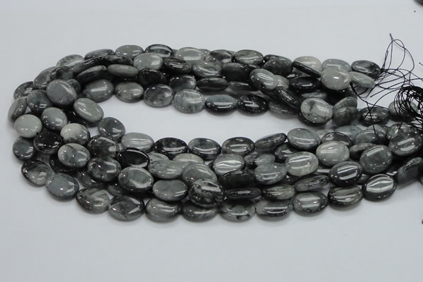 CEE16 15.5 inches 12*16mm oval eagle eye jasper beads wholesale