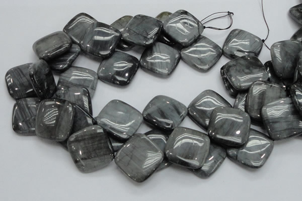 CEE18 15.5 inches 30*30mm diamond eagle eye jasper beads wholesale