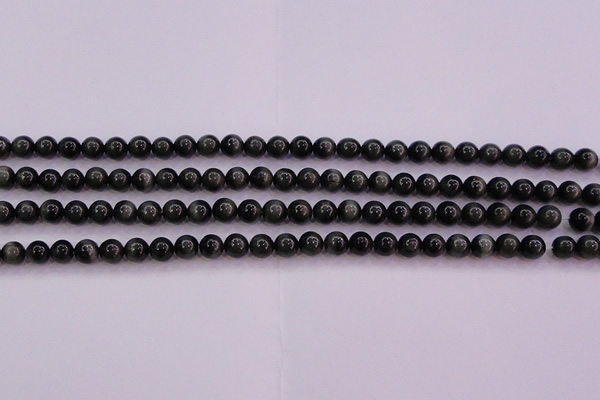 CEE501 15.5 inches 6mm round AAA grade green eagle eye jasper beads