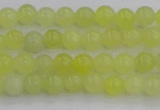 CEJ200 15.5 inches 4mm round lemon jade beads wholesale