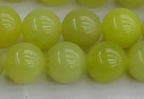 CEJ203 15.5 inches 10mm round lemon jade beads wholesale
