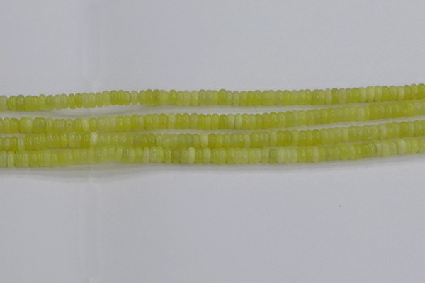 CEJ210 15.5 inches 2*4mm rondelle lemon jade beads wholesale