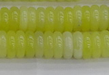 CEJ212 15.5 inches 3*8mm rondelle lemon jade beads wholesale