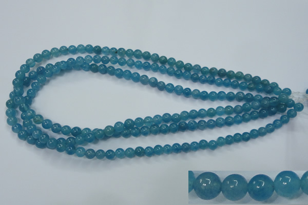 CEQ02 15.5 inches 6mm round blue sponge quartz beads wholesale