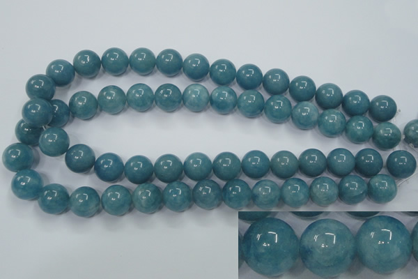 CEQ06 15.5 inches 14mm round blue sponge quartz beads wholesale
