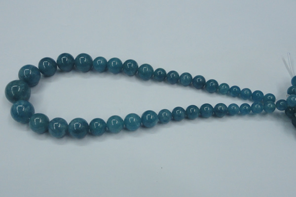 CEQ10 15.5 inches 8mm - 18mm round blue sponge quartz beads wholesale