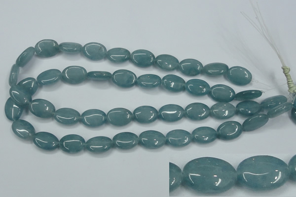 CEQ114 15.5 inches 13*18mm oval blue sponge quartz beads
