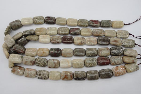 CFA222 15.5 inches 13*18mm rectangle chrysanthemum agate beads