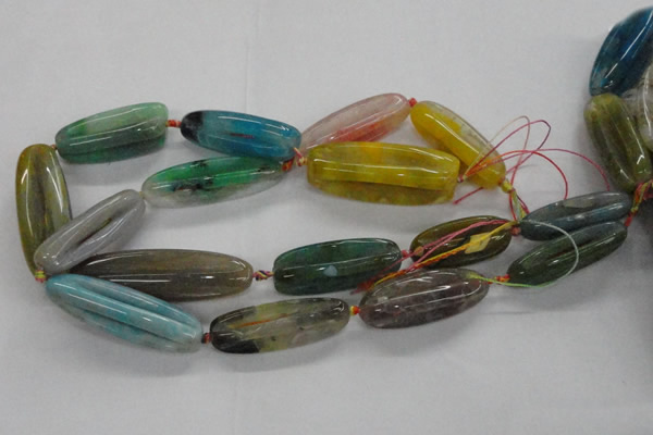 CFG1118 15.5 inches 15*40mm - 15*55mm carved rice agate beads