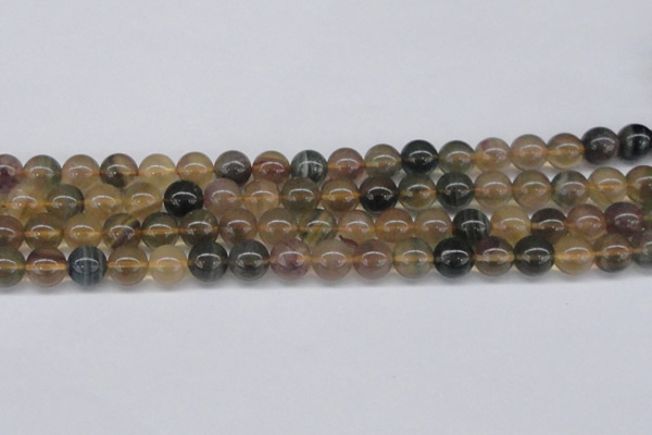 CFL1104 15.5 inches 12mm round yellow fluorite gemstone beads