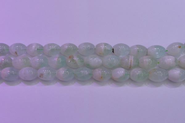 CFL1204 15.5 inches 12*16mm rice green fluorite gemstone beads