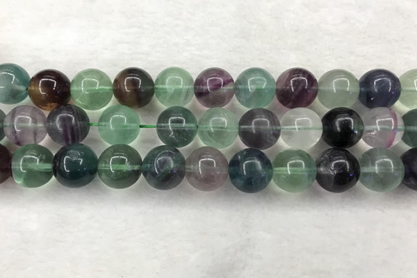 CFL1466 15.5 inches 16mm round A grade fluorite gemstone beads