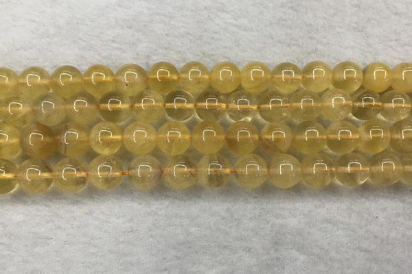 CFL1509 15.5 inches 10mm round yellow fluorite gemstone beads