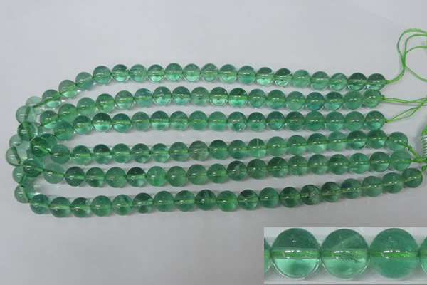 CFL613 15.5 inches 10mm round A grade green fluorite beads wholesale