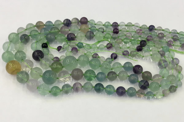 CFL930 15.5 inches 6mm - 12mm round fluorite graduated beads