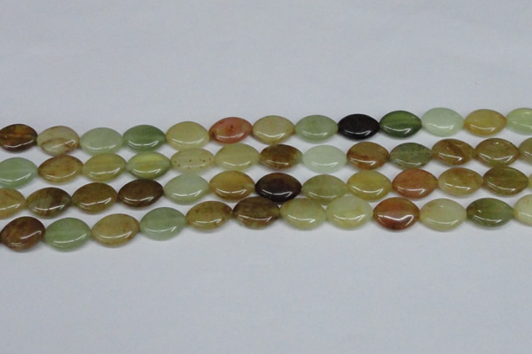 CFW135 15.5 inches 12*16mm marquise flower jade gemstone beads