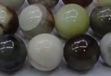 CFW18 15.5 inches 18mm round flower jade beads wholesale