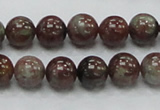 CGA50 15.5 inches 10mm round red green garnet gemstone beads