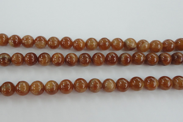 CGA503 15.5 inches 8mm round A grade yellow red garnet beads
