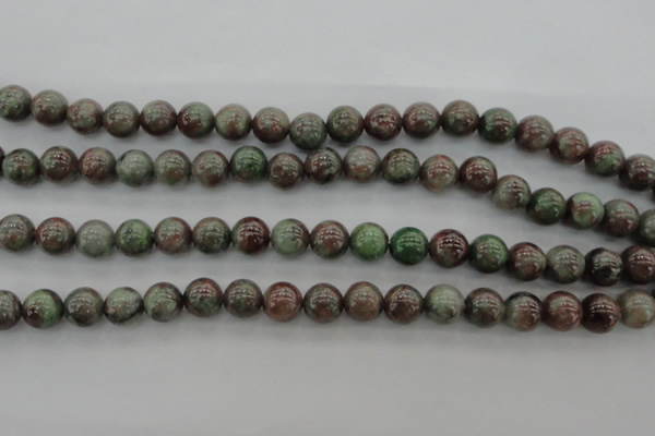 CGA88 15.5 inches 8mm round red green garnet gemstone beads