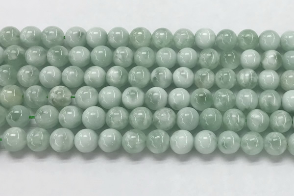 CGA902 15.5 inches 8mm round green angel skin gemstone beads