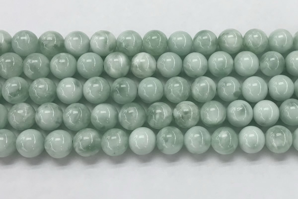 CGA903 15.5 inches 10mm round green angel skin gemstone beads