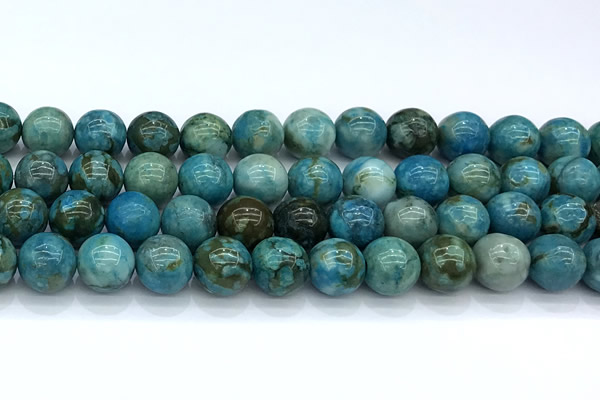 CGA928 15 inches 10mm round blue angel skin beads