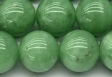 CGA932 15 inches 10mm round green angel skin beads