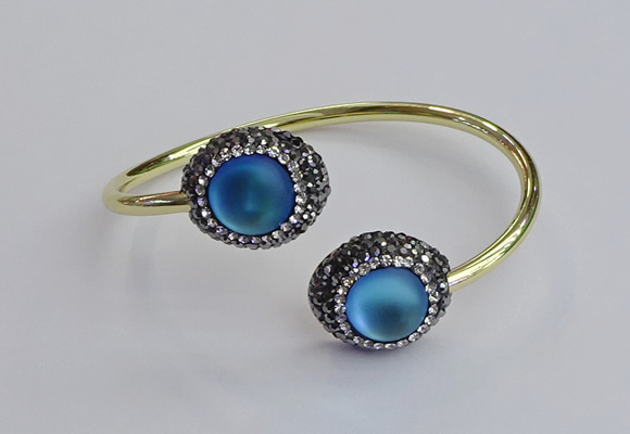 CGB2053 15*20mm oval glass bangles wholesale