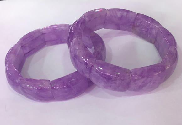 CGB2638 7.5 inches 18*25mm lavender amethyst bracelets wholesale