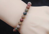 CGB5041 6mm, 8mm round picasso jasper beads stretchy bracelets