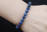 CGB5068 6mm, 8mm round dumortierite beads stretchy bracelets