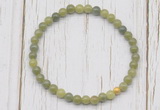 CGB7243 4mm tiny Canadian jade beaded meditation yoga bracelets