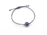 CGB9996 Fashion 12mm dogtooth amethyst adjustable bracelet jewelry