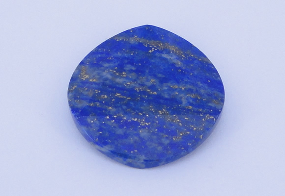 CGC51 6*28mm faceted coin natural lapis lazuli gemstone cabochons
