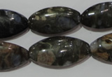 CGE148 15.5 inches 15*30mm marquise glaucophane gemstone beads