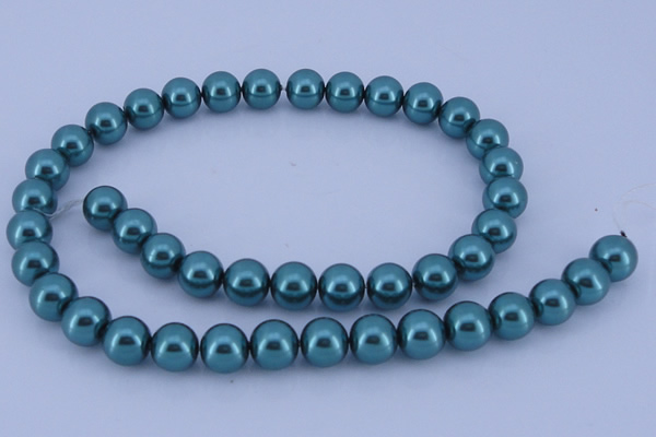CGL251 2PCS 16 inches 25mm round dyed plastic pearl beads wholesale