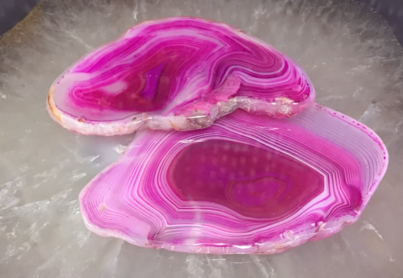 CGP2004 35*65mm - 65*100mm freeform agate slab pendants
