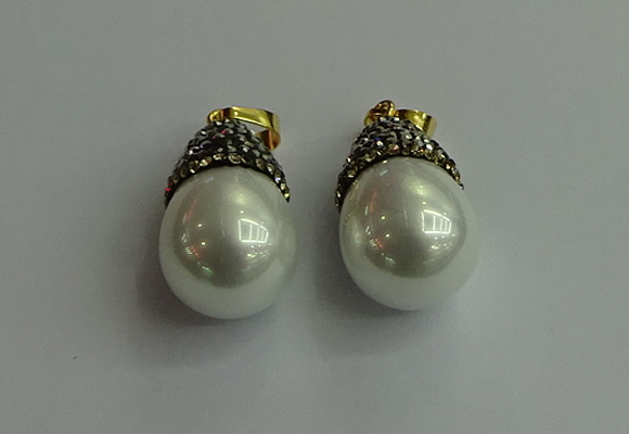 CGP320 15*25mm - 15*30mm teardrop pearl shell pendants wholesale